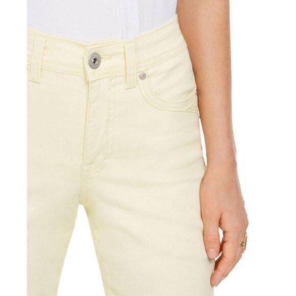 Style & Co Womens Tummy-Control Straight-Leg Fashion Jeans 54719FR819 Yellow 8 - Picture 8 of 9